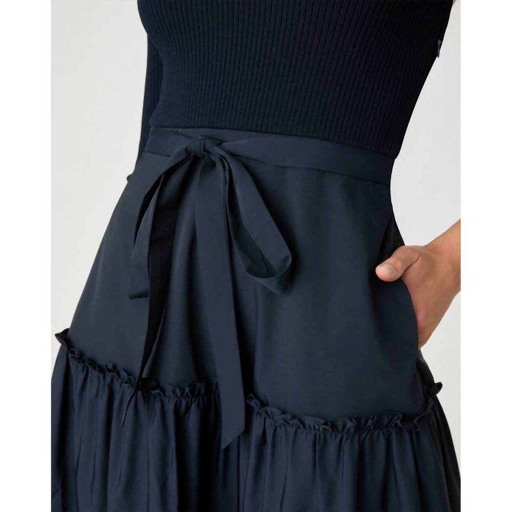 NEW SHOSHANNA magda knit dress in navy - Picture 3 of 3